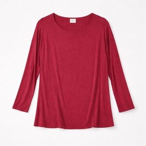 Piko 1988 XL Deep Red Long Sleeve Top